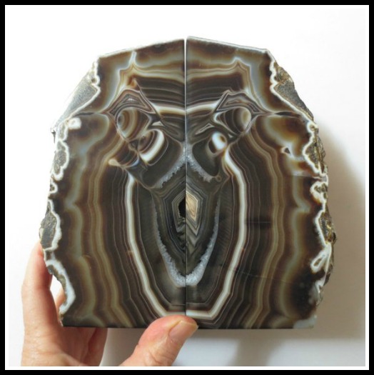 agate-bookends